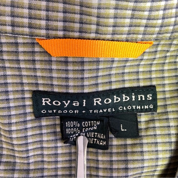 Royal Robbins Outdoor Travel Clothing Short Sleeve Button Up Shirt - Picture 13 of 14